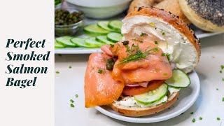 The Perfect Everything Smoked Salmon Bagel I Easy Recipe [upl. by Eidroj]