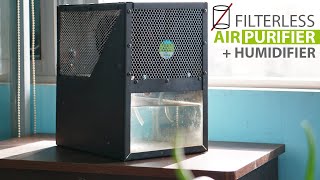 Silent Air Purifier amp Humidifier using Water as Filter [upl. by Enahpets]