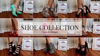 SHOE COLLECTION  Heels amp Wedges [upl. by Meluhs]