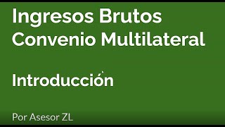 Convenio Multilateral  ¿De qué se trata [upl. by Alair]