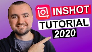 InShot Video Editor Tutorial 2020 Free Version  iPhone and Android [upl. by Nnaeitak]