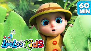 Down In The Jungle  S3EP15 Kindergarten Fun Highlights Compilation  LooLoo Kids Songs for Kids [upl. by Lehcar]