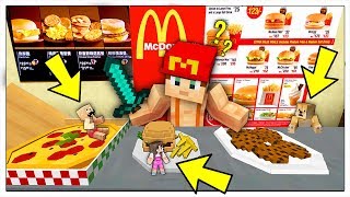 MINI NASCONDINO NEL MCDONALDS DA PICCOLISSIMI  Minecraft ITA [upl. by Hylan]