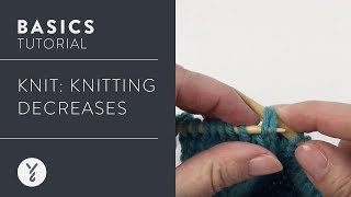 Knit Knitting Decreases [upl. by Pilif]