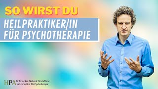 ✅ Heilpraktiker für Psychotherapie werden Anleitung [upl. by Eurydice]