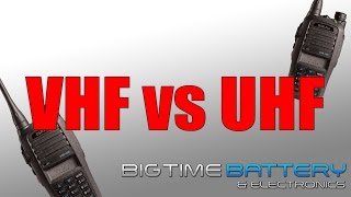 VHF vs UHF  Whats the difference [upl. by Hescock]