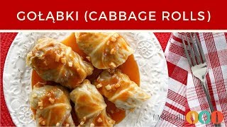 POLISH CABBAGE ROLLS GOŁĄBKI  YumDelectable [upl. by Kilar]