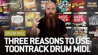 Three reasons to use Toontrack drum MIDI [upl. by Reddin]