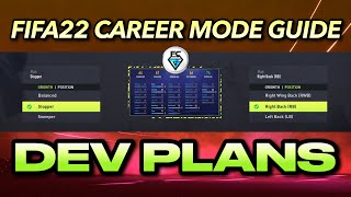 FIFA 22 CAREER MODE TIPS DEVELOPMENT PLANS [upl. by Pisarik]