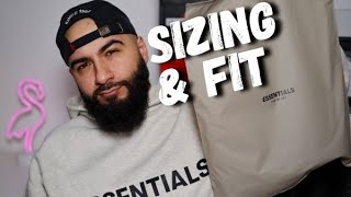 FEAR OF GOD ESSENTIALS HOODIE  Sizing amp Fit  How To Style [upl. by Anir]