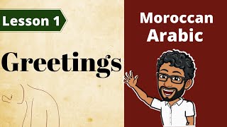 Learn Moroccan Arabic  Lesson 1 GREETINGS [upl. by Ayaj846]