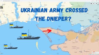 Ukrainian army crossed the Dnieper  Ukraine War Map [upl. by Ramah]