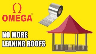 OMEGA Butyl Aluminium Flashing Tape installation for waterproof roofs [upl. by Ogilvy]