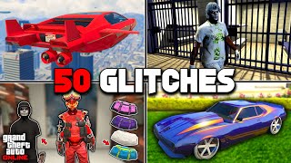 50 Glitches In GTA 5 Online [upl. by Elnora604]