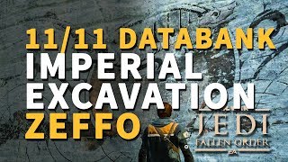 Imperial Excavation Zeffo All Databank Locations Star Wars Jedi Fallen Order [upl. by Hait]