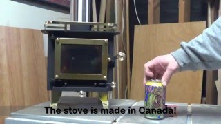 Cubic Mini Wood Stove Unboxing amp First Fire [upl. by Notlem674]