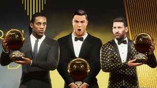 BALLON DOR IN EVERY FIFA 9624 [upl. by Atisusej]