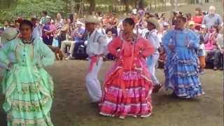 HONDURAS NATIVE DANCE PERFORMED BY HIGH SCHOOL STUDENTS [upl. by Sherl]