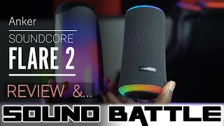 Anker Soundcore Flare 2 Review amp JBL Pulse 4 SoundBattle [upl. by Huber804]