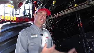 Case IH Combine adjustment with David Booth Combine Product Specialist [upl. by Ladnik321]