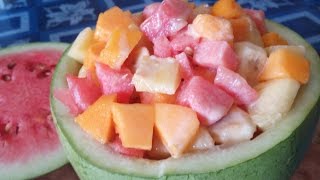 How to make fruit salad at home [upl. by Angadresma]