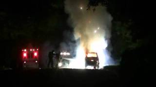 CAR FIRE TRAINING Magnesium Explosion [upl. by Uttasta436]