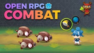 How to code RPG battles open RPG combat system overview [upl. by Annaoy]