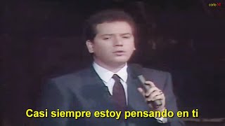 CASI SIEMPRE ESTOY PENSANDO EN TI con letra Jorge Muñiz [upl. by Shuma]