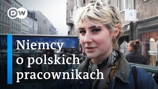 Polacy w Niemczech Co Niemcy myślą o polskich pracownikach [upl. by Reahard819]