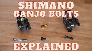 Shimano Banjo Bolts EXPLAINED [upl. by Rehpatsirhc147]