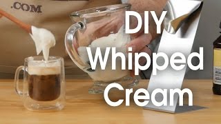 DIY whipped cream in 60 seconds [upl. by Gaye85]