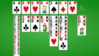 FreeCell Solitaire [upl. by Reibaj]