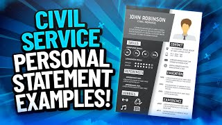 CIVIL SERVICE Personal Statement EXAMPLES Civil Service SUCCESS Profiles amp BEHAVIOURS [upl. by Culosio]