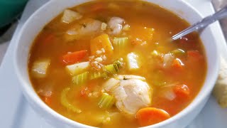 How to make CALDO DE POLLO CON ARROZ  MEXICAN STYLE CHICKEN SOUP WITH RICE ❤ [upl. by Yokum719]