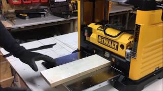 dewalt dw733 Thickness Planer [upl. by Yvel349]