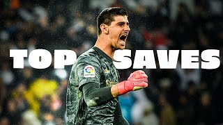 TOP SAVES THIBAUT COURTOIS  REAL MADRID [upl. by Yzeerb]