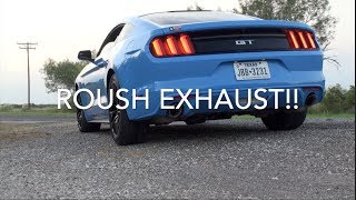 2017 Mustang GT w ROUSH Exhaust [upl. by Egiap742]