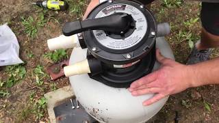 How To Change The Sand In a Pool Filter [upl. by Nohsauq]