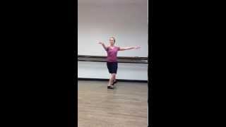 Pirouettes En Dehors ballet class tutorial beginner [upl. by Adnalram]