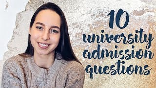 How to pass university admission interview  10 questions [upl. by Tillinger772]