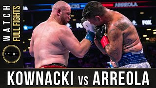 Kownacki vs Arreola Full Fight August 3 2019  PBC on FOX [upl. by Allsopp]