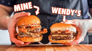 Making The Wendys Baconator At Home  But Better [upl. by Euv637]