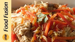 Kabuli Pulao  Afghani Pulao Simplified Recipe By Food Fusion [upl. by Anwat]