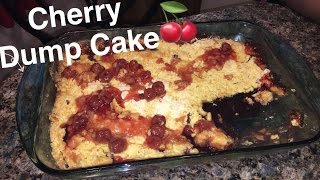 How to Make Cherry Dump Cake TUTORIAL [upl. by Stutzman369]