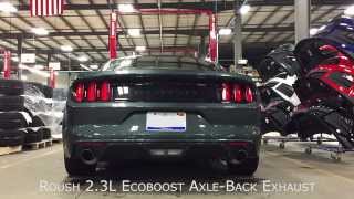 2015 ROUSH Performance 23L Ecoboost AxleBack exhaust [upl. by Noble]