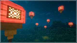 Minecraft How to Build Floating Lanterns Shorts [upl. by Hogen]