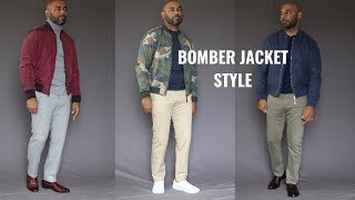 How To Wear A Bomber Jacket [upl. by Eeltrebor]