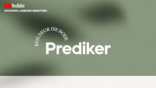 Hoe om beter af te wees in die lewe Prediker 7 [upl. by Dittman]