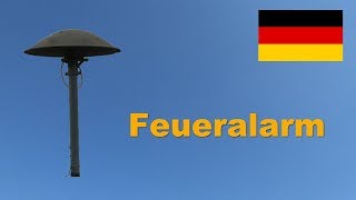 Sirenensignal quotFeueralarmquot Deutschland [upl. by Oettam58]