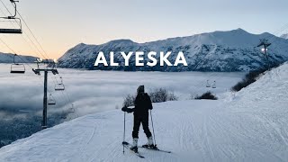 Alyeska Resort  Skiing in Alaska [upl. by Ahsa436]